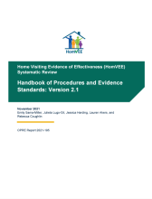 HomVEE Systematic Review Handbook of Procedures and Evidence Standards: Version 2.1