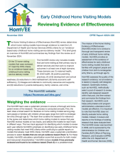 Early Childhood Home Visiting Models: Reviewing Evidence of Effectiveness