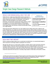 Single-Case Design Research Methods